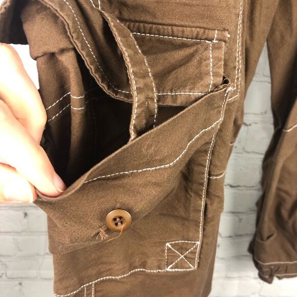 Prana Brown Capri Pants Women's Sz Small - Picture 7 of 13